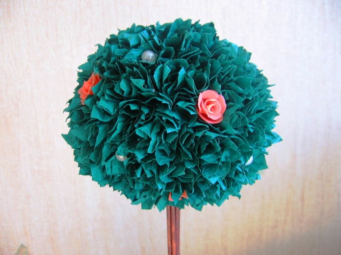 Emerald Corrugated Topiary Emerald Corrugated Topiary