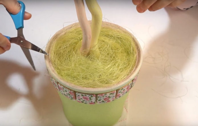 Sisal ribbon decor Sisal ribbon decor