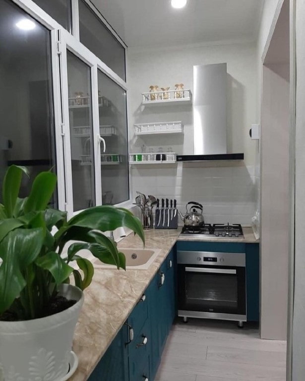 kitchen on the balcony