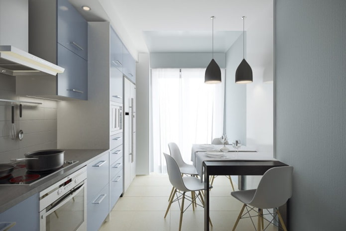 kitchen of 10 square meters in the style of minimalism kitchen of 10 square meters in the style of minimalism