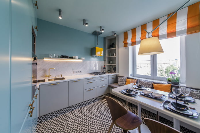 set in the interior of the kitchen with an area of 10 sq. set in the interior of the kitchen with an area of 10 sq.