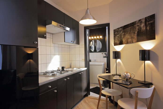 kitchen lighting with an area of 5 sq m kitchen lighting with an area of 5 sq m