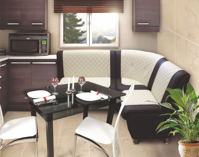 leather upholstery of the kitchen corner leather upholstery of the kitchen corner