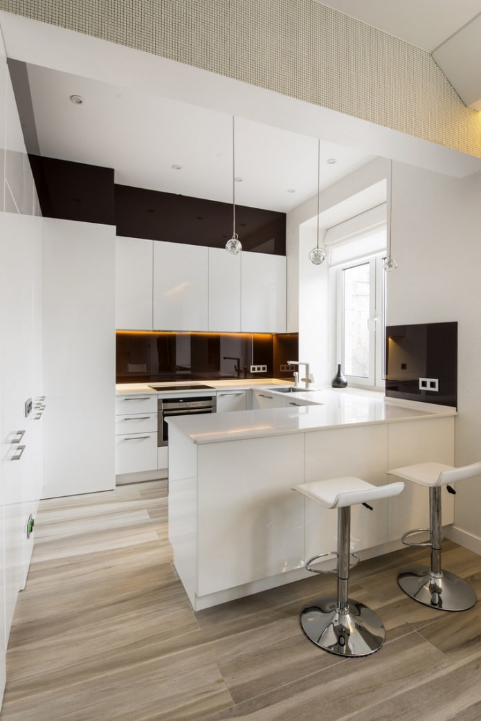 white kitchen with peninsula white kitchen with peninsula