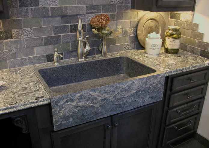Natural stone sink Natural stone sink