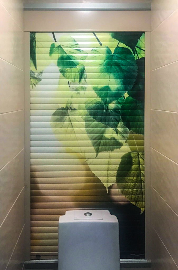 Roller shutters with photo printing Roller shutters with photo printing