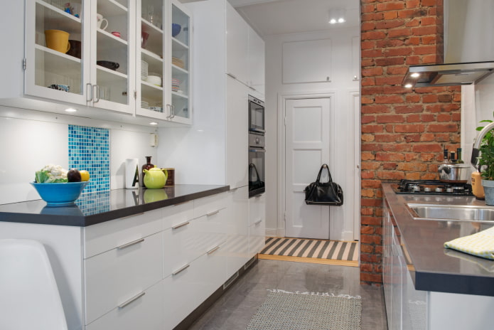 parallel kitchen layout