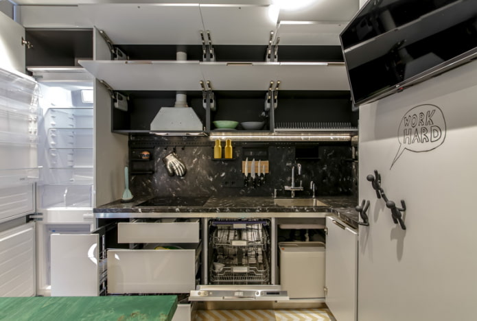 kitchen with refrigerator kitchen with refrigerator