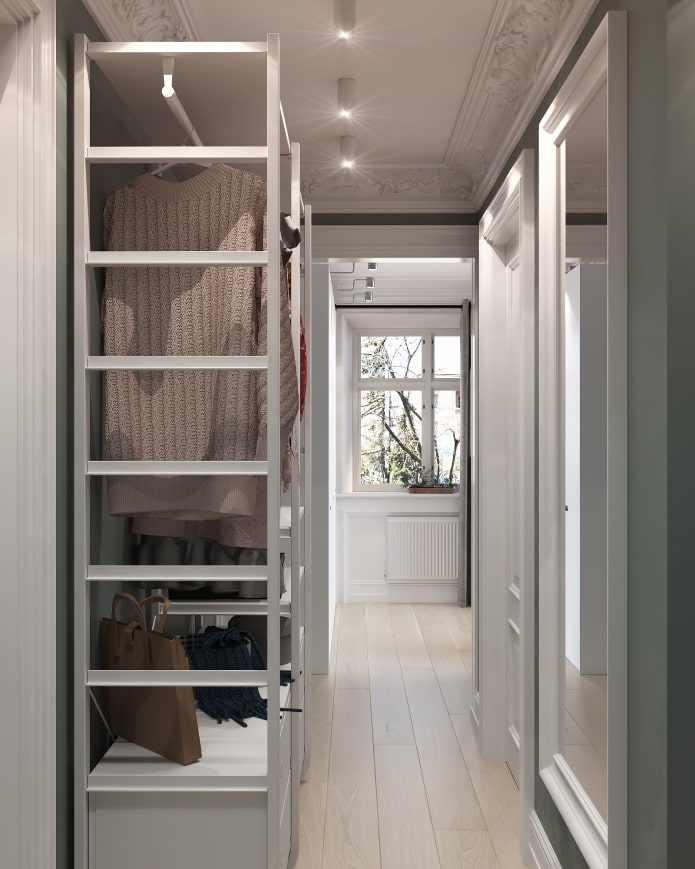 Corridor view from the entrance