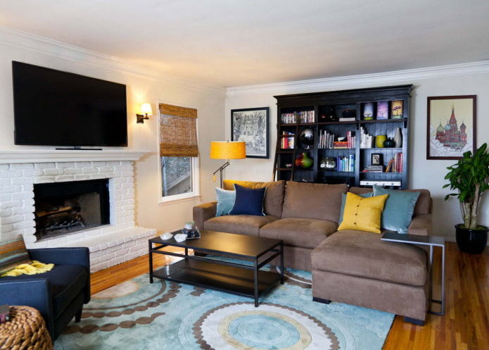 TV over the fireplace TV over the fireplace