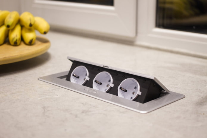 Sockets with cover