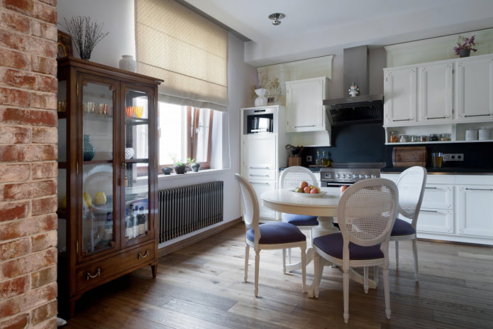 antique sideboard in the interior