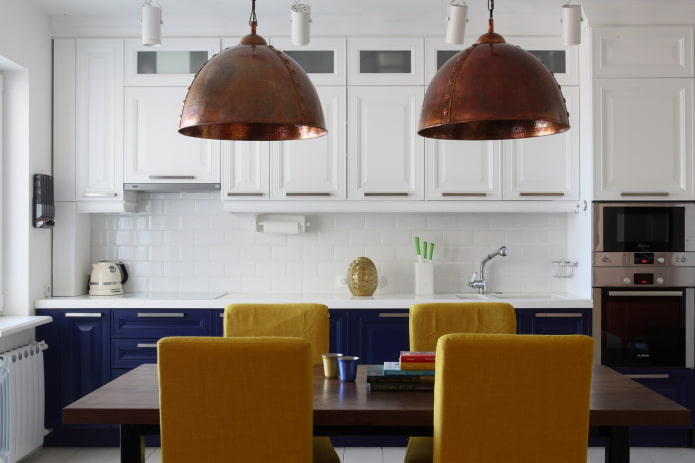 light over the table