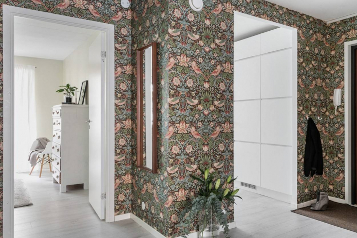 modern floral wallpaper