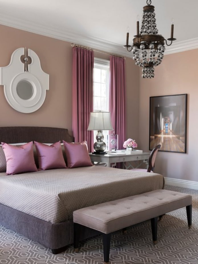 bedroom in pink bedroom in pink