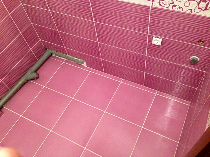 Illiterately cut tiles