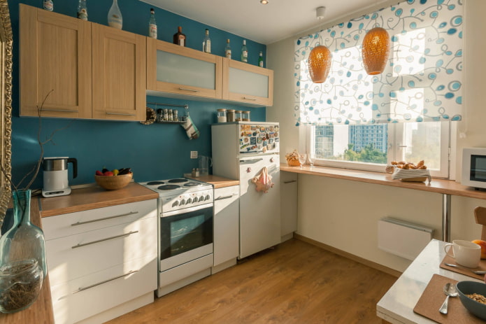 Paint in the kitchen