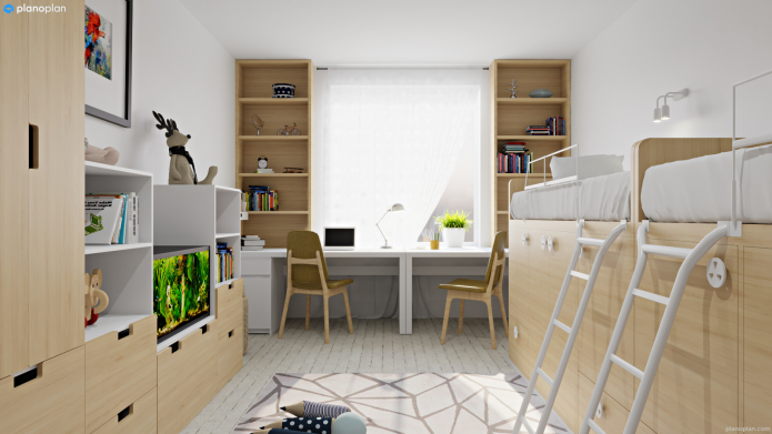 nursery with a workplace nursery with a workplace