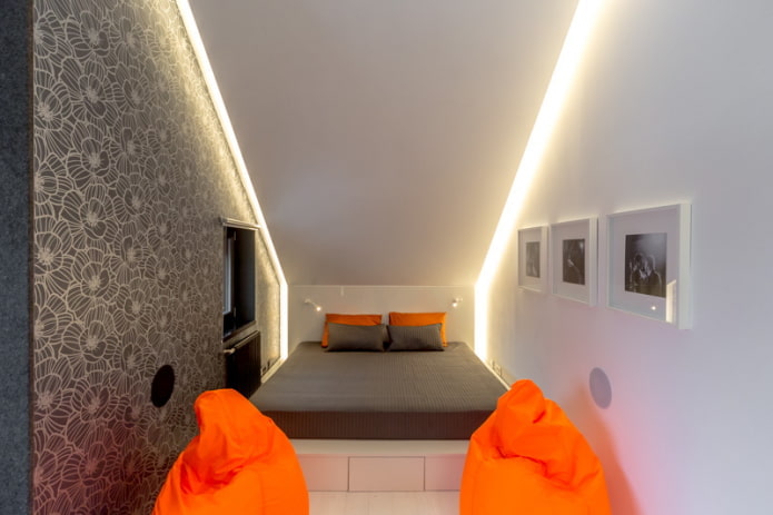 narrow attic bedroom narrow attic bedroom