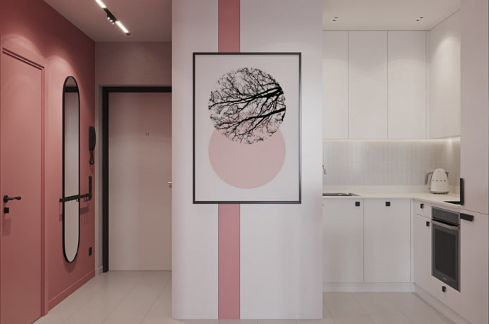 Hallway and kitchen Hallway and kitchen