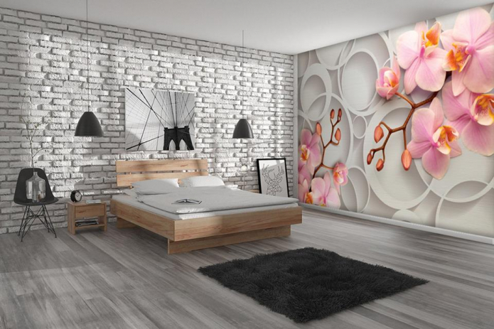  photomurals with orchids