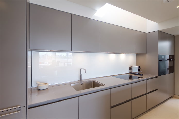 kitchen with bare system