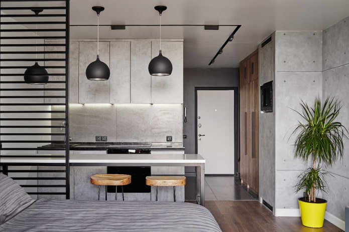 modern kitchen without handles