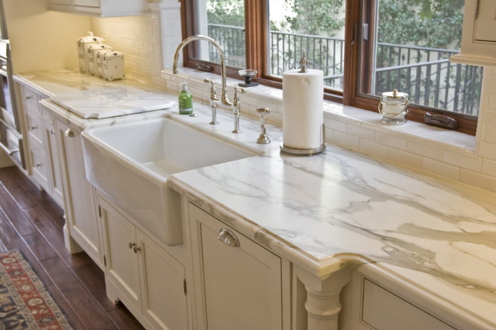 marble countertop