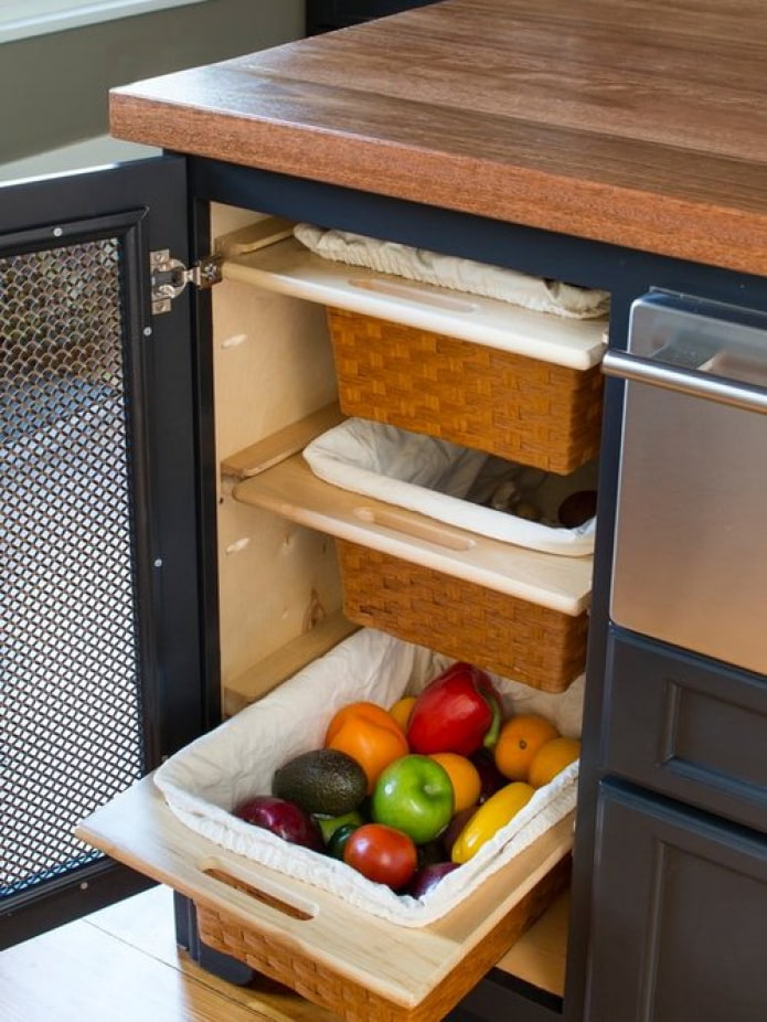 drawers for vegetables