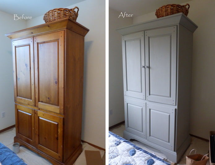 Repainted wardrobe Repainted wardrobe