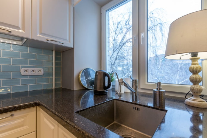 Washing by the window