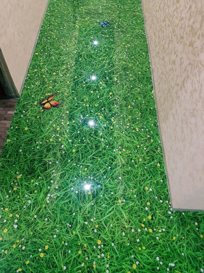 3d floor in the hallway 3d floor in the hallway
