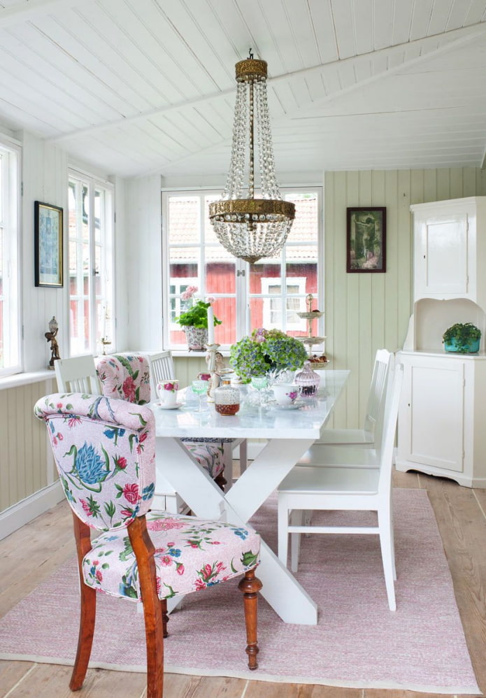 Provence style dining room Provence style dining room