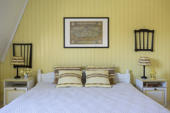 bedroom in yellow tones bedroom in yellow tones