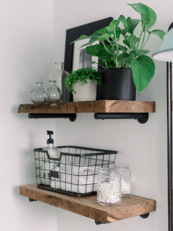 Wall shelves