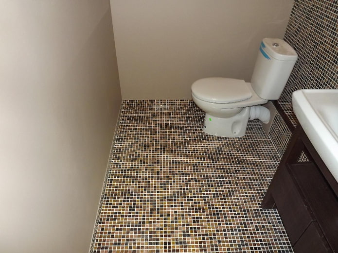 Colorful mosaic on the floor Colorful mosaic on the floor