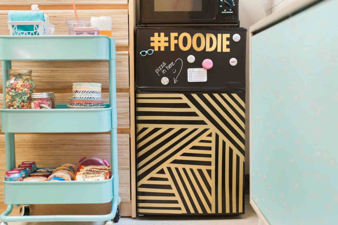 Fridge paint decor Fridge paint decor