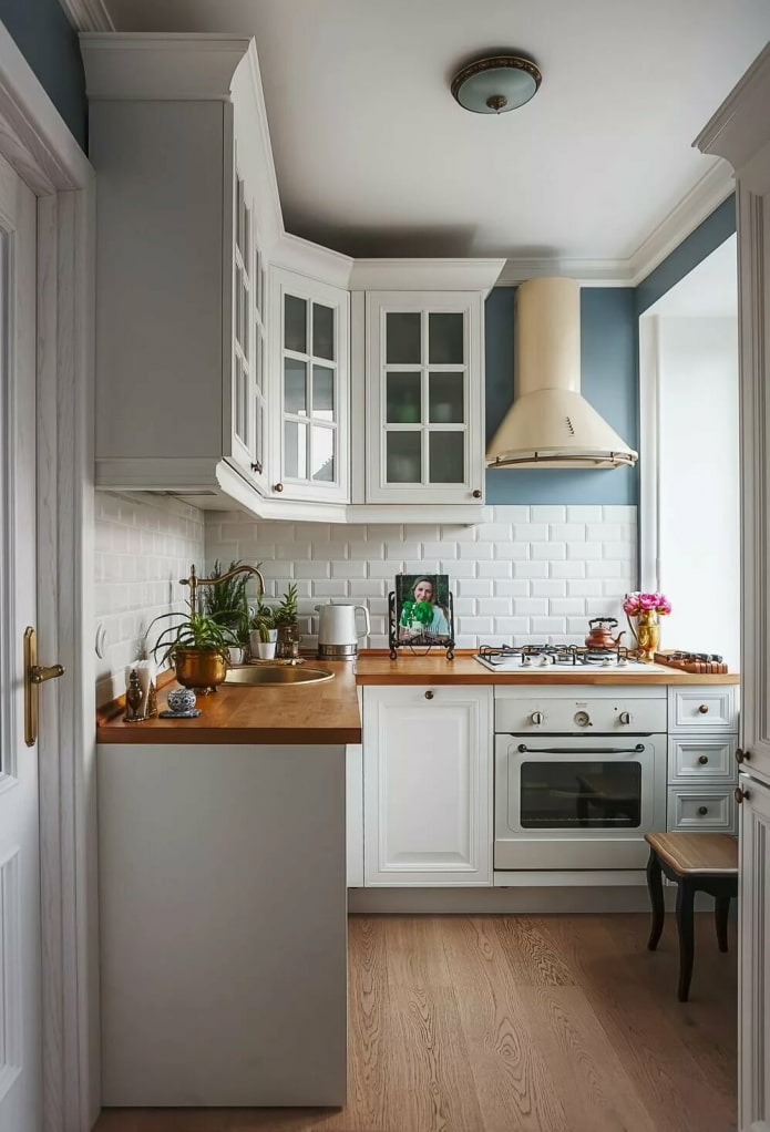 small kitchen in classic style small kitchen in classic style