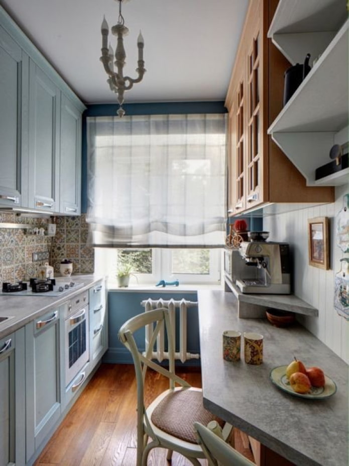 two-row small kitchen two-row small kitchen