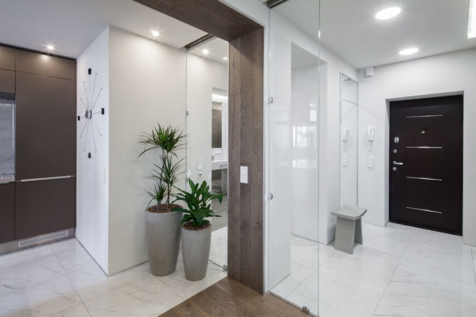 hallway in light colors