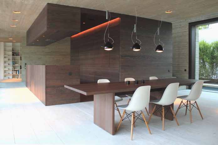 suspensions over the table