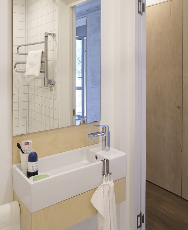 Mirror and sink Mirror and sink