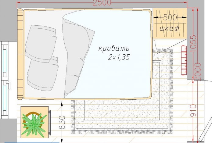 bedroom layout 5 sq. bedroom layout 5 sq.