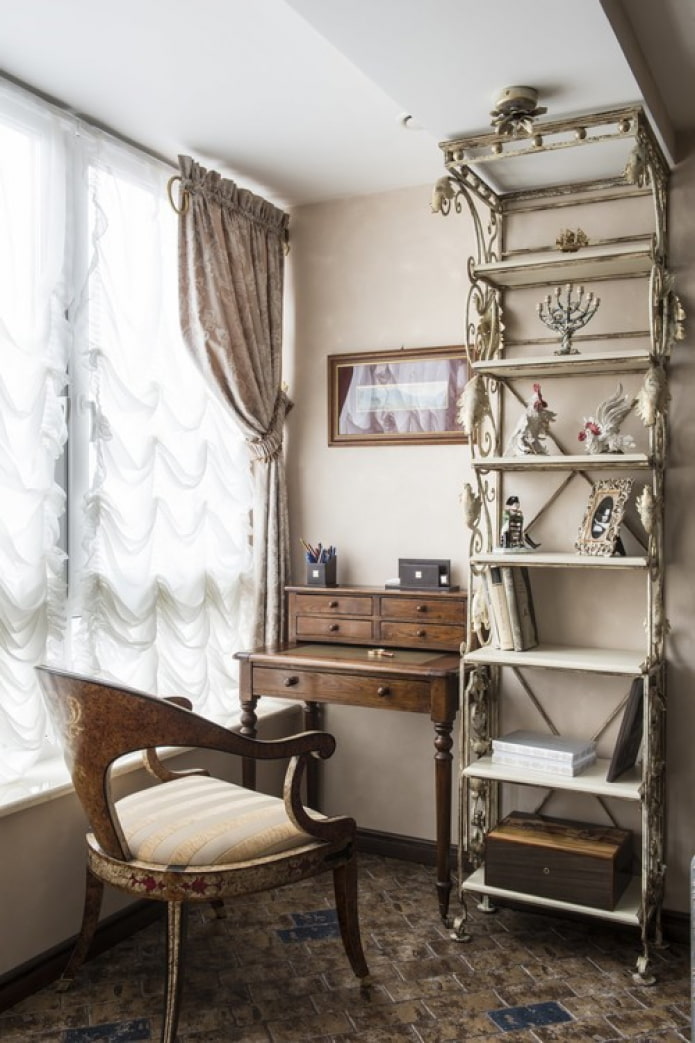 shelving in classic style