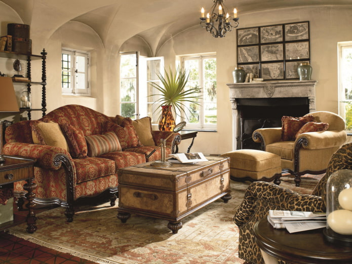 chest in the interior