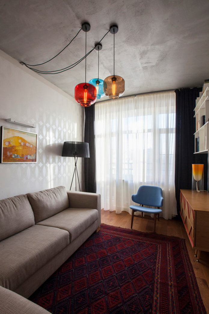 designer lamps in the interior designer lamps in the interior