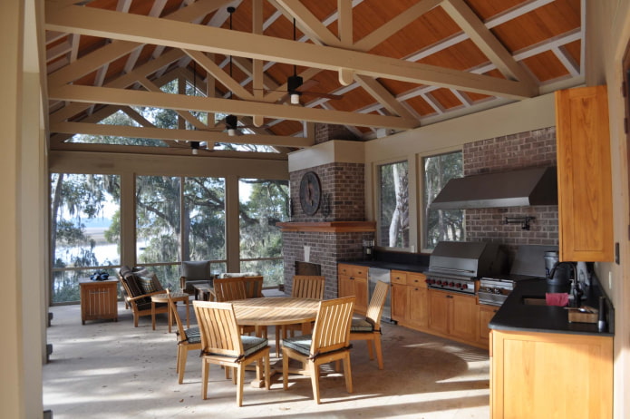 spacious summer kitchen spacious summer kitchen