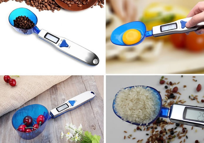 Measuring spoon with scales Measuring spoon with scales