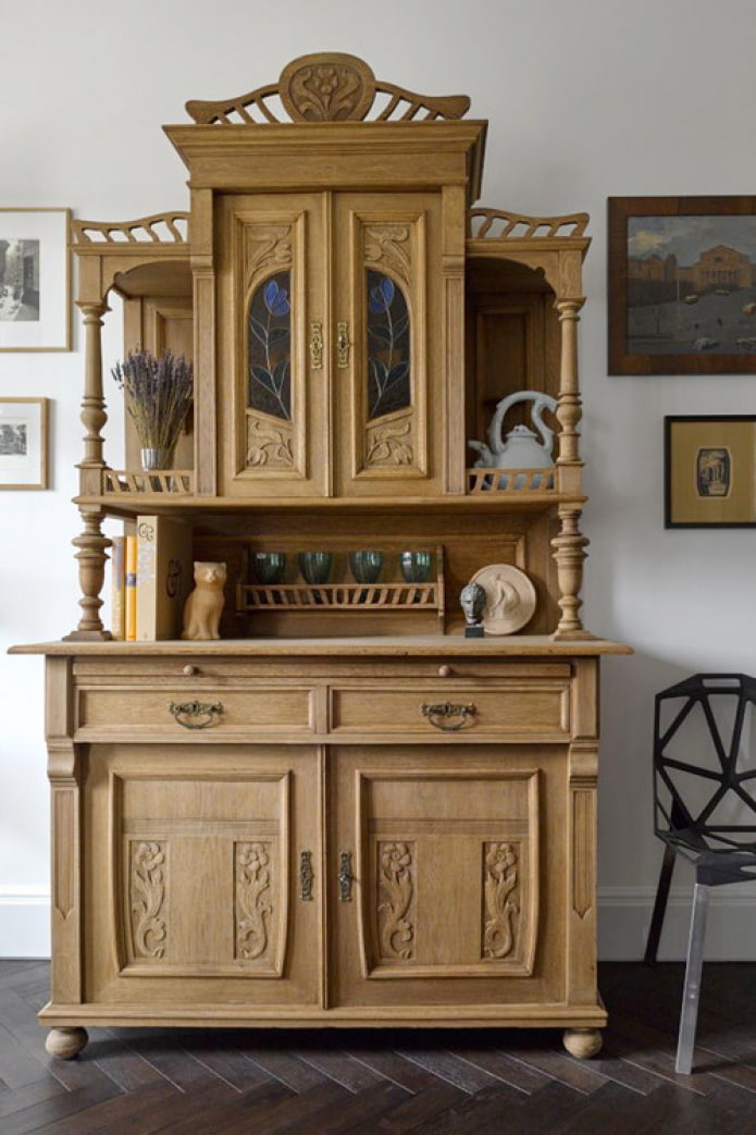 sideboard made of natural wood sideboard made of natural wood