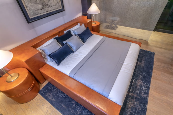 Bedroom interior with carpet Bedroom interior with carpet